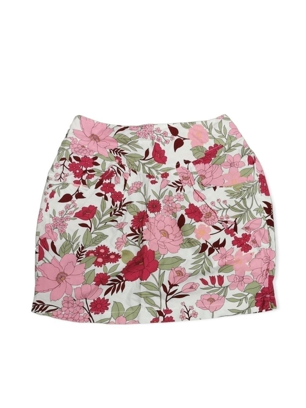 Mini Skirt Floral Pear Shape Size Small Petite